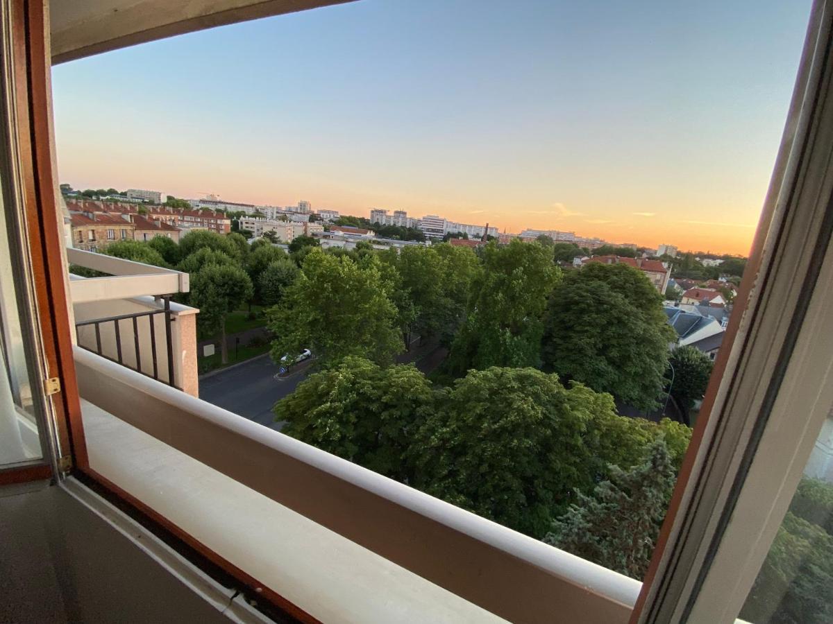 Panoramic View Studio - 15 Min From Paris Joinville-le-Pont Luaran gambar