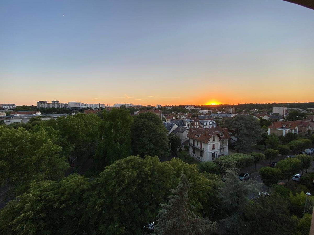 Panoramic View Studio - 15 Min From Paris Joinville-le-Pont Luaran gambar